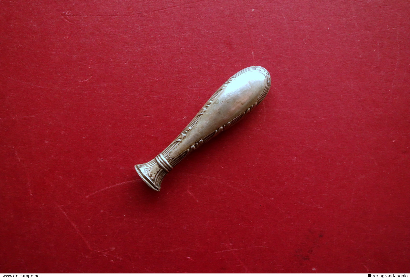 Timbro In Argento Anni '30 Non Inciso Punzonato 800 - Zilverwerk