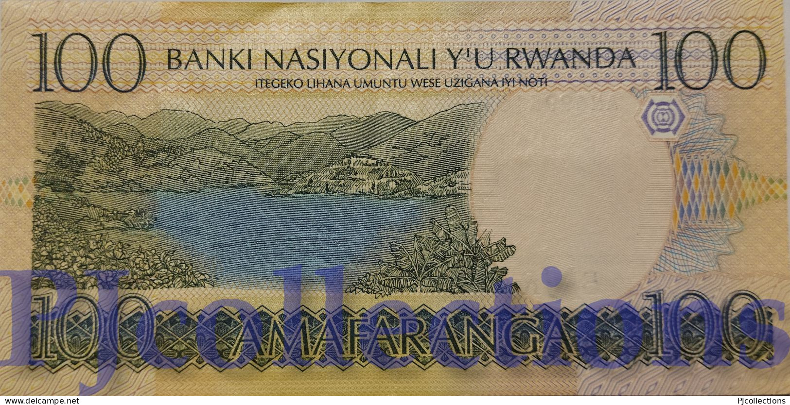 RWANDA 100 FRANCS 2003 PICK 29b XF+ - Rwanda