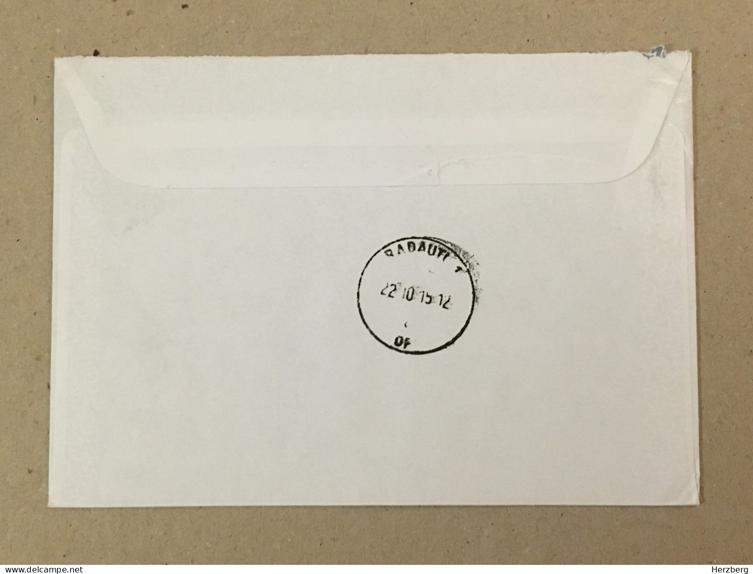 Hungary Magyarorszag Used Letter Stamp Circulated Cover Postal Label Printed Sticker Stamp 2015 - Cartas & Documentos