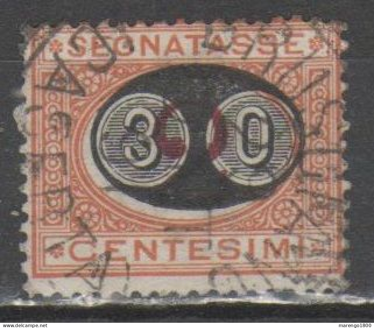 ITALIA 1891 - Segnatasse Soprastampati 30 C. Su 2 C. - Portomarken