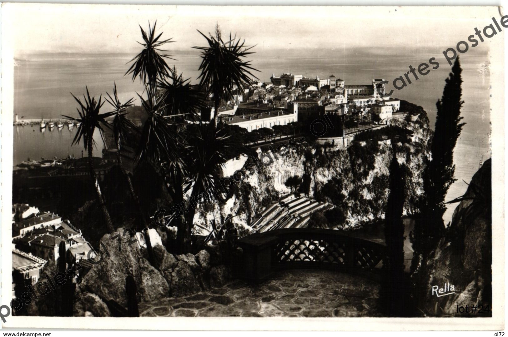 CPA - Le Rocher De Monaco Vu Des Jardins Exotiques - Exotic Garden