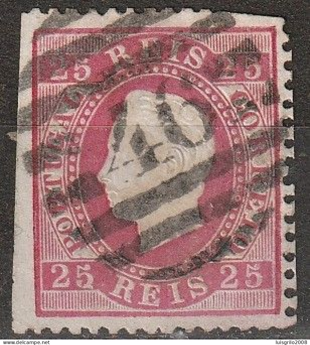 Marcofilia, Carimbos Numéricos Barras - 46 PORTO -|- Grau De Raridade * - 1869 - 2ª Reforma - Postmark Collection