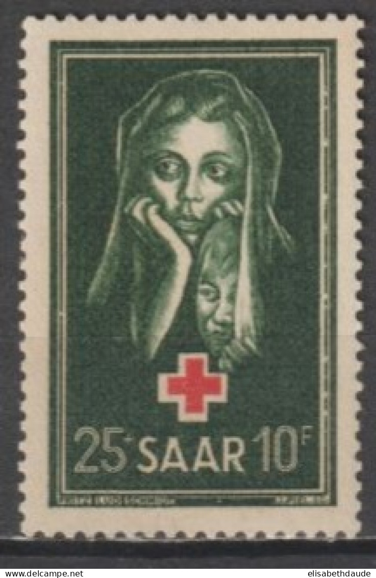 SAAR - 1951 - YVERT N°292 ** MNH  - COTE = 30 EUR. CROIX-ROUGE - Ongebruikt