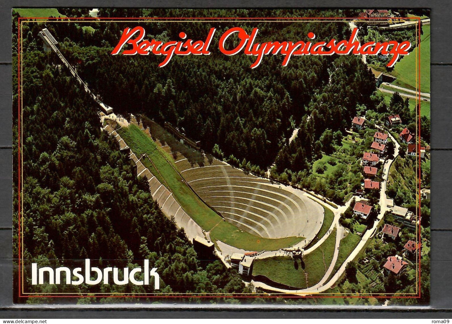 Österreich, Innsbruck, Bergisel Olympiaschanze, Luftaufnahme; B-1006 - Innsbruck