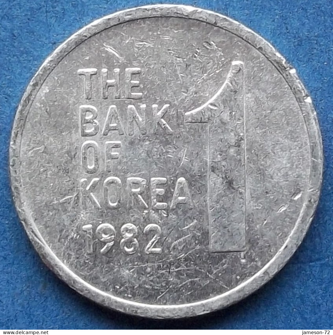 SOUTH KOREA - 1 Won 1982 "Rose Of Sharon" KM# 4a Monetary Reform (1966) - Edelweiss Coins - Korea (Zuid)