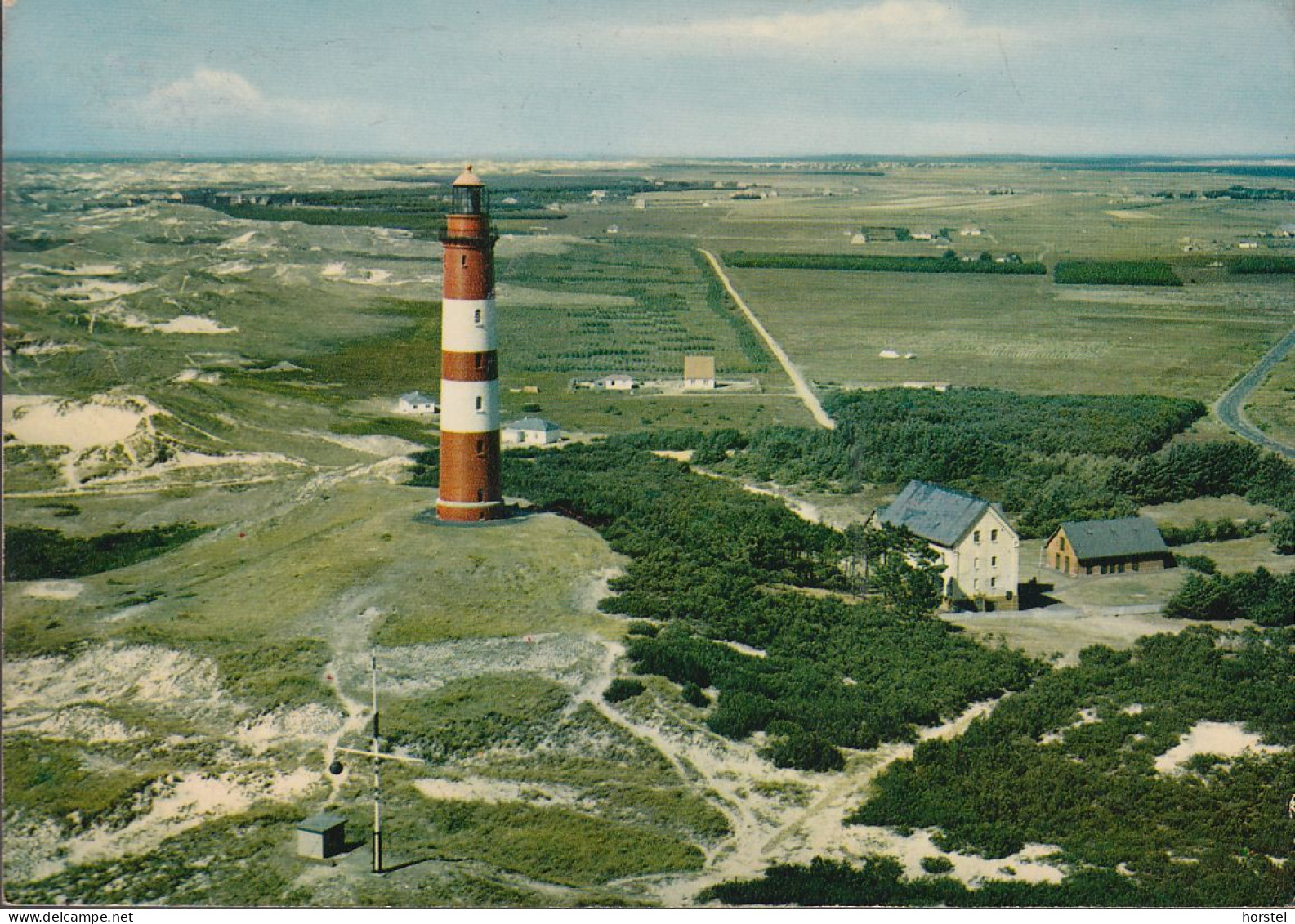 D-25946 Wittdün - Nordseeinsel Amrum - Leuchtturm - Lighthouse - Luftbild - Föhr