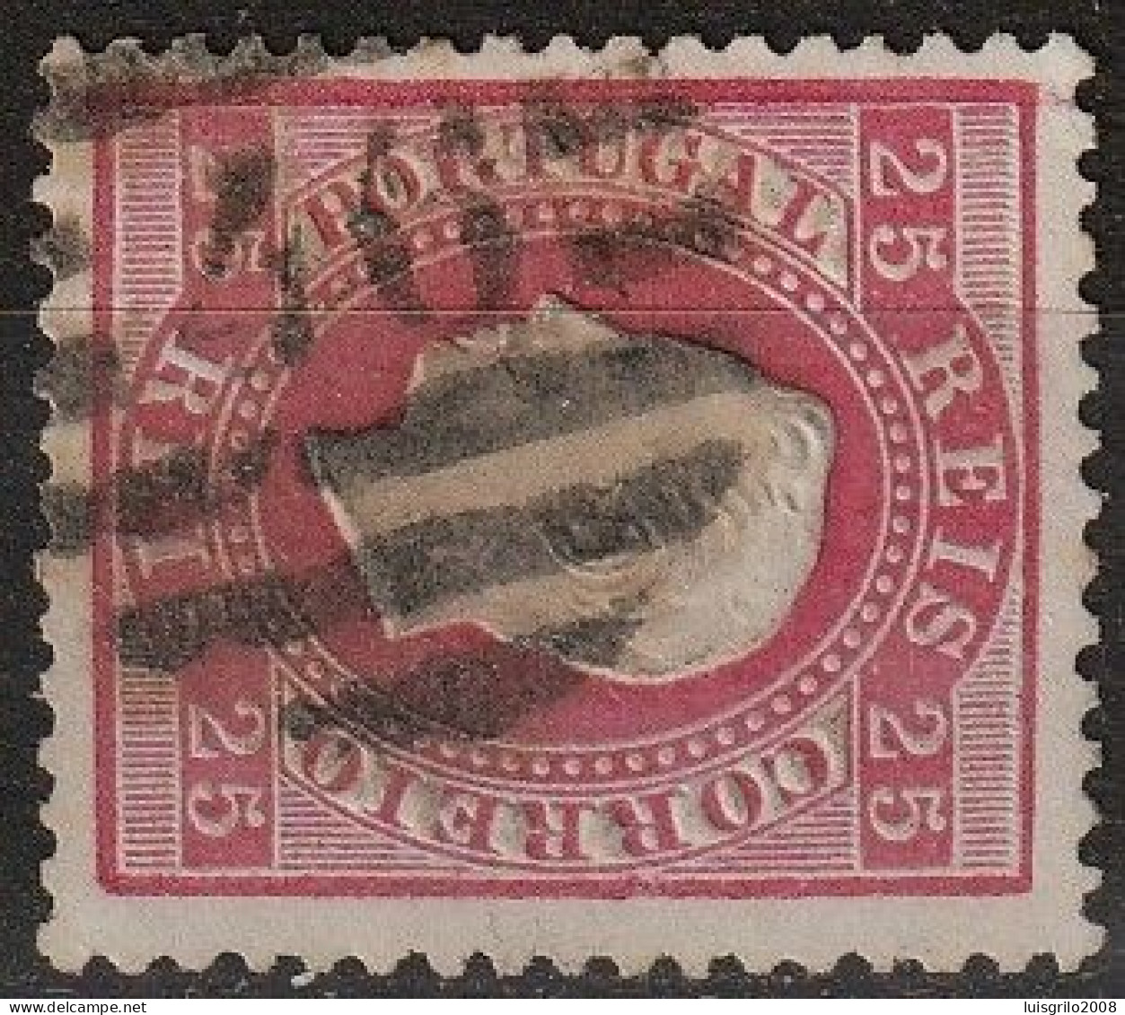 Marcofilia, Carimbos Numéricos Barras - 46 PORTO -|- Grau De Raridade * - 1869 - 2ª Reforma - Postmark Collection