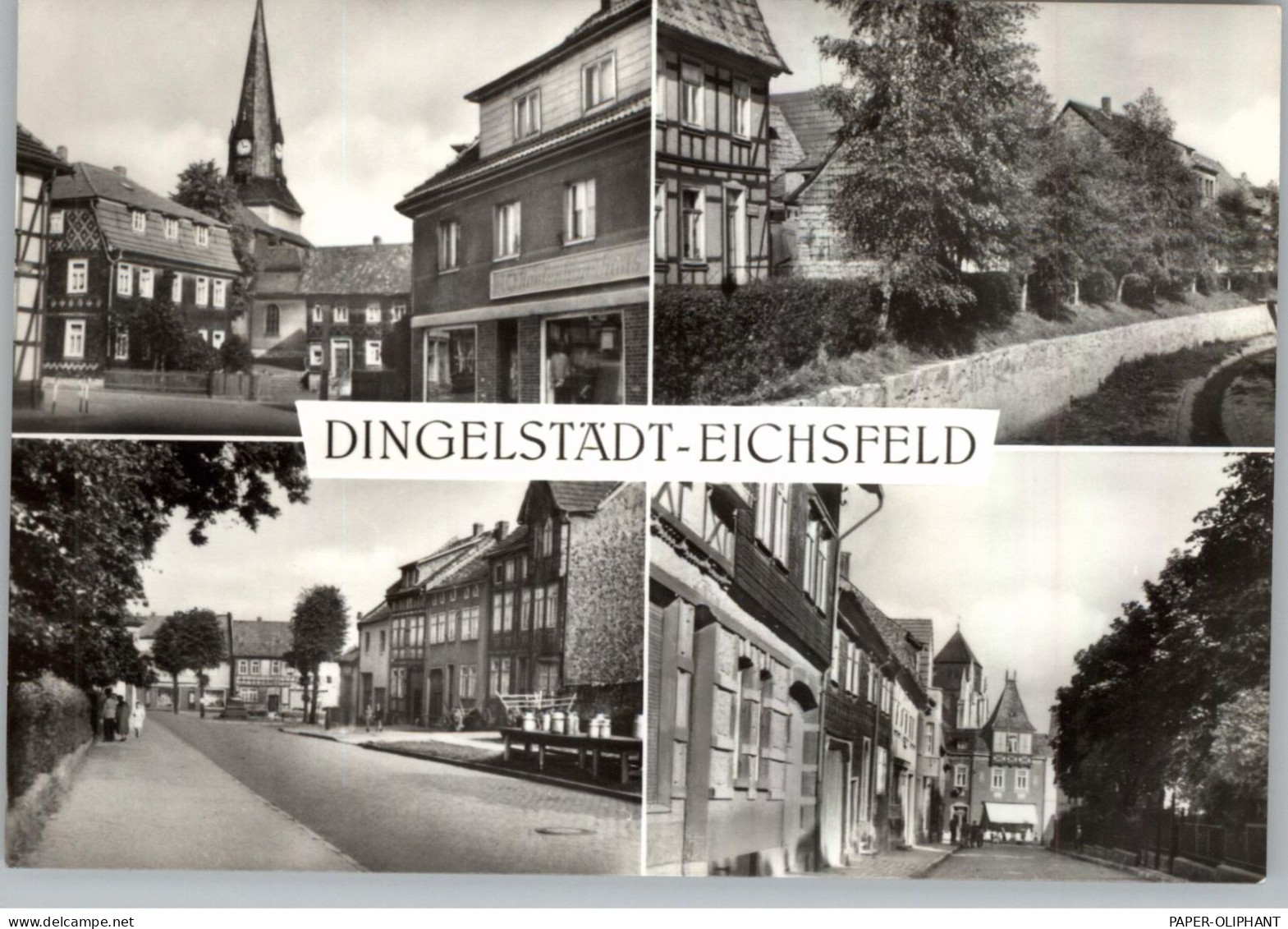 0-5603 DINGELSTÄDT/ Eichsfeld, Mehrbild-AK, Platz Der DSF, Riethstieg, An Der Unstrut... - Heiligenstadt