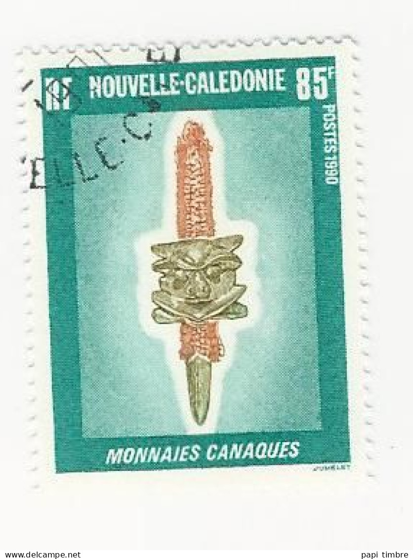 Nouvelle Calédonie - 1990 Monnaies Canaques - N° 592 Oblitéré - Usati