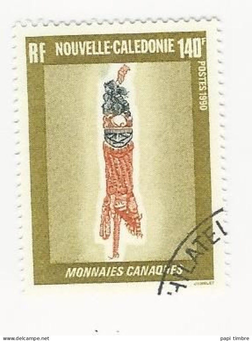 Nouvelle Calédonie - 1990 Monnaies Canaques - N° 593 Oblitéré - Usados