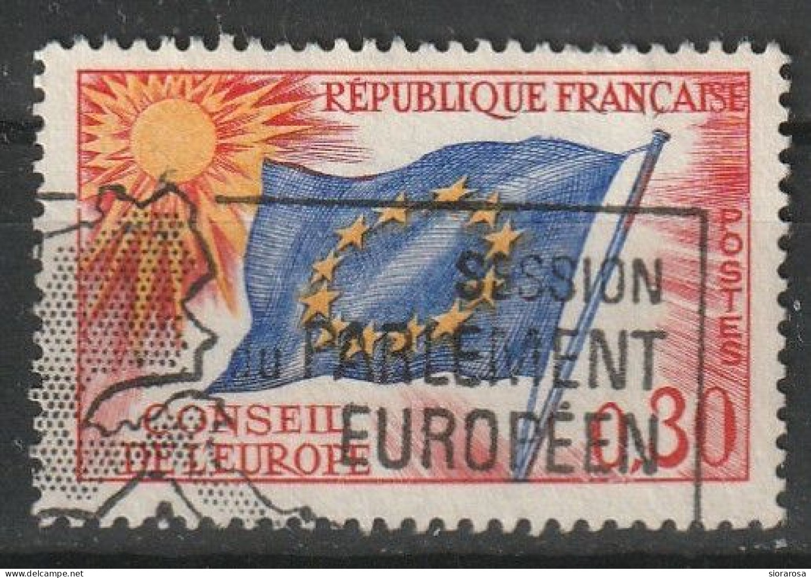 Francia 1965 - Consiglio Europeo (Service Stamp) Used - EU-Organe