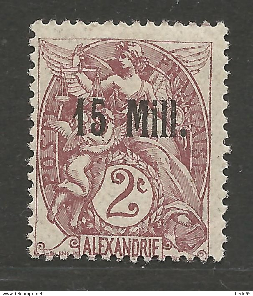 ALEXANDRIE N° 44 NEUF* TRACE DE  CHARNIERE  / Hinge / MH - Unused Stamps