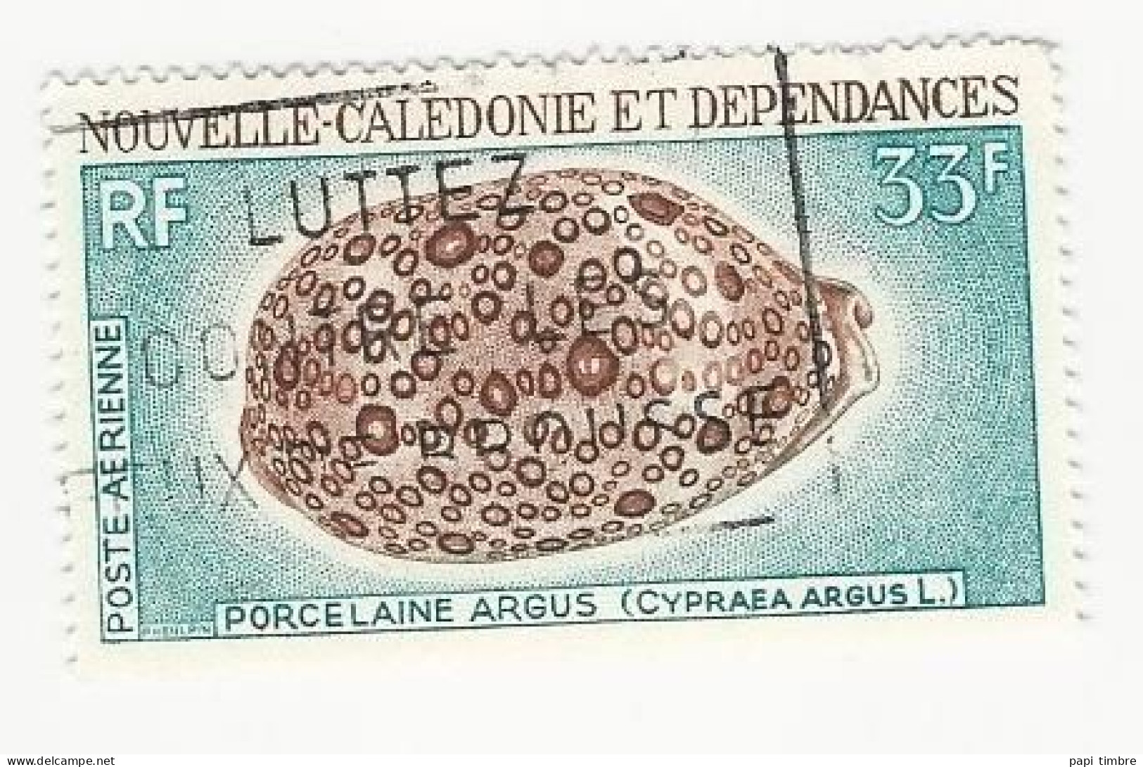 Nouvelle Calédonie - 1970-71 Coquillages - N° PA114 Oblitéré - Usati