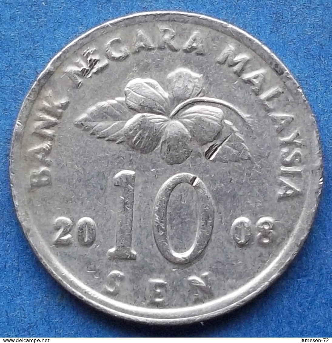 MALAYSIA - 10 Sen 2008 "Ceremonial Table" KM# 51 Republic (1963) - Edelweiss Coins - Malaysie