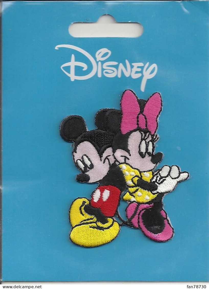 Applique En Tissu Thermocollant X 3 (3 Photos)  Motif : Mickey, Mickey Et Daisy, Mickey Et Donald - Encajes Y Tejidos