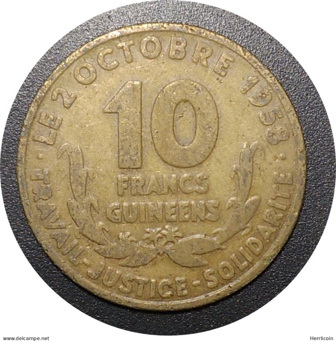 Monnaie Guinée - 1959 - 10 Francs Guinéens - Guinee