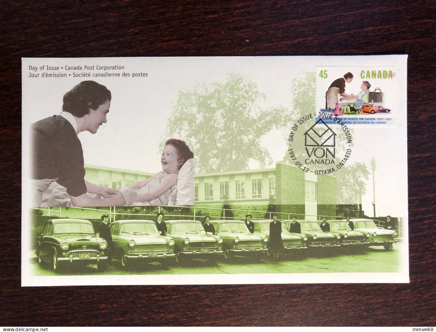 CANADA FDC COVER 1997 YEAR NURSES HEALTH MEDICINE STAMPS - Brieven En Documenten