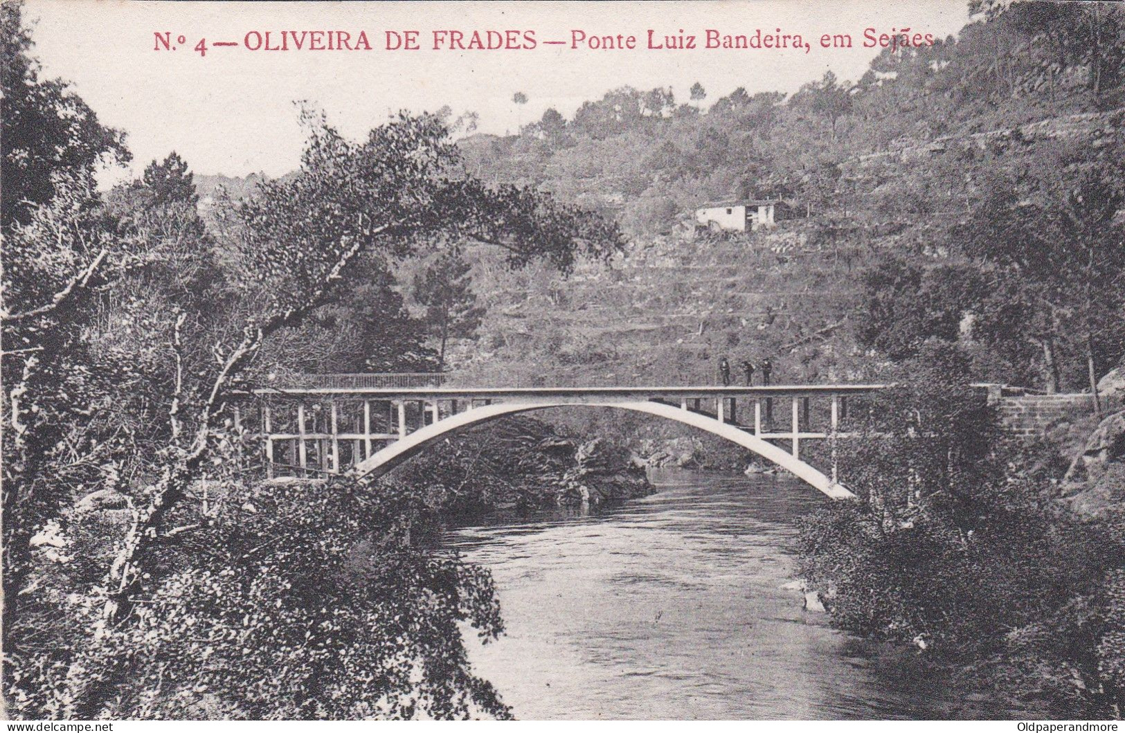 POSTCARD PORTUGAL - OLIVEIRA DE FRADES - PONTE LUIZ BANDEIRA , EM SEJÃES - Viseu