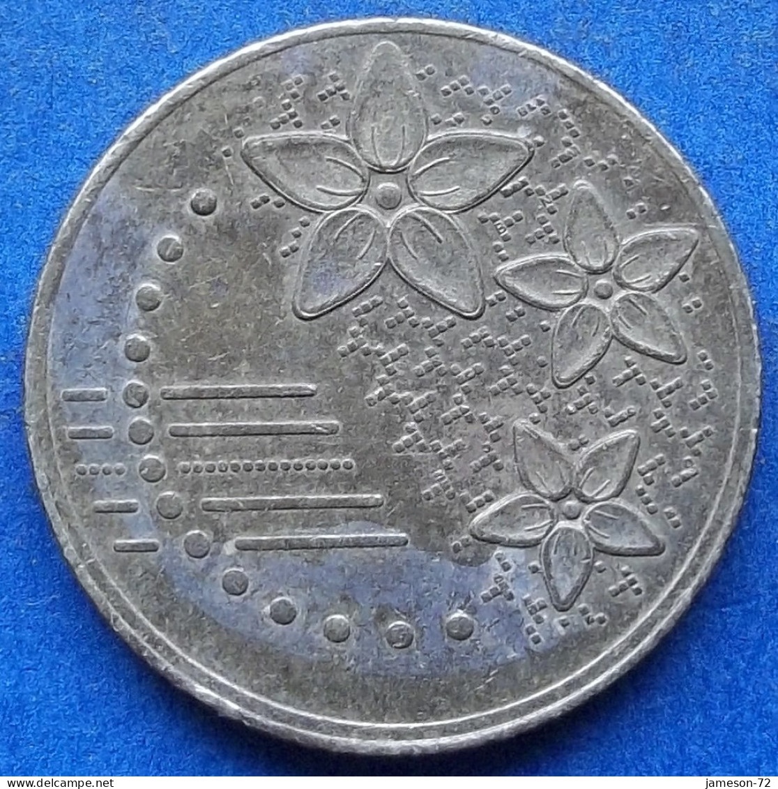 MALAYSIA - 20 Sen 2012 "Jasmine Flower" KM# 203 Republic (1963) - Edelweiss Coins - Malaysie