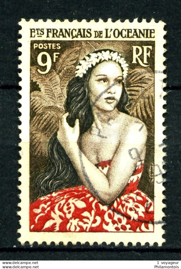 OCEANIE - 203 - 9F  Jeune Fille - Oblitéré - Très Beau - Usati