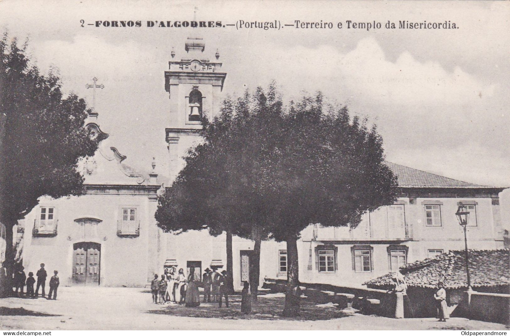 POSTCARD PORTUGAL - FORNOS D'ALGODRES - TERREIRO E TEMPLO DA MISERICORDIA - Guarda