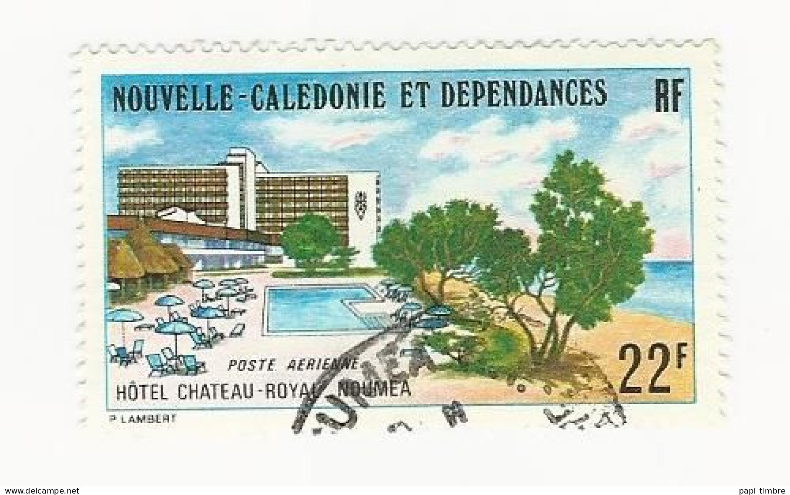 Nouvelle Calédonie - 1975 Hôtel Château-Royal à Nouméa - N° PA161 Oblitéré - Used Stamps