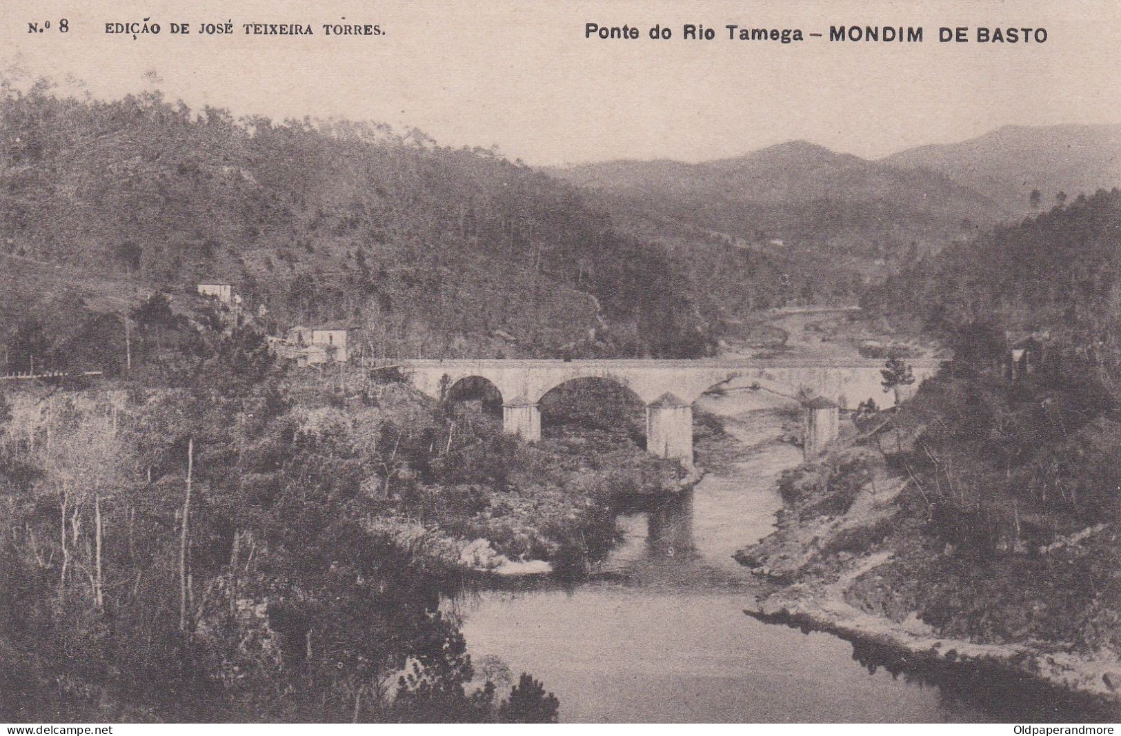 POSTCARD PORTUGAL - MONDIM DE BASTO - PONTE DO RIO TAMEGA - Vila Real