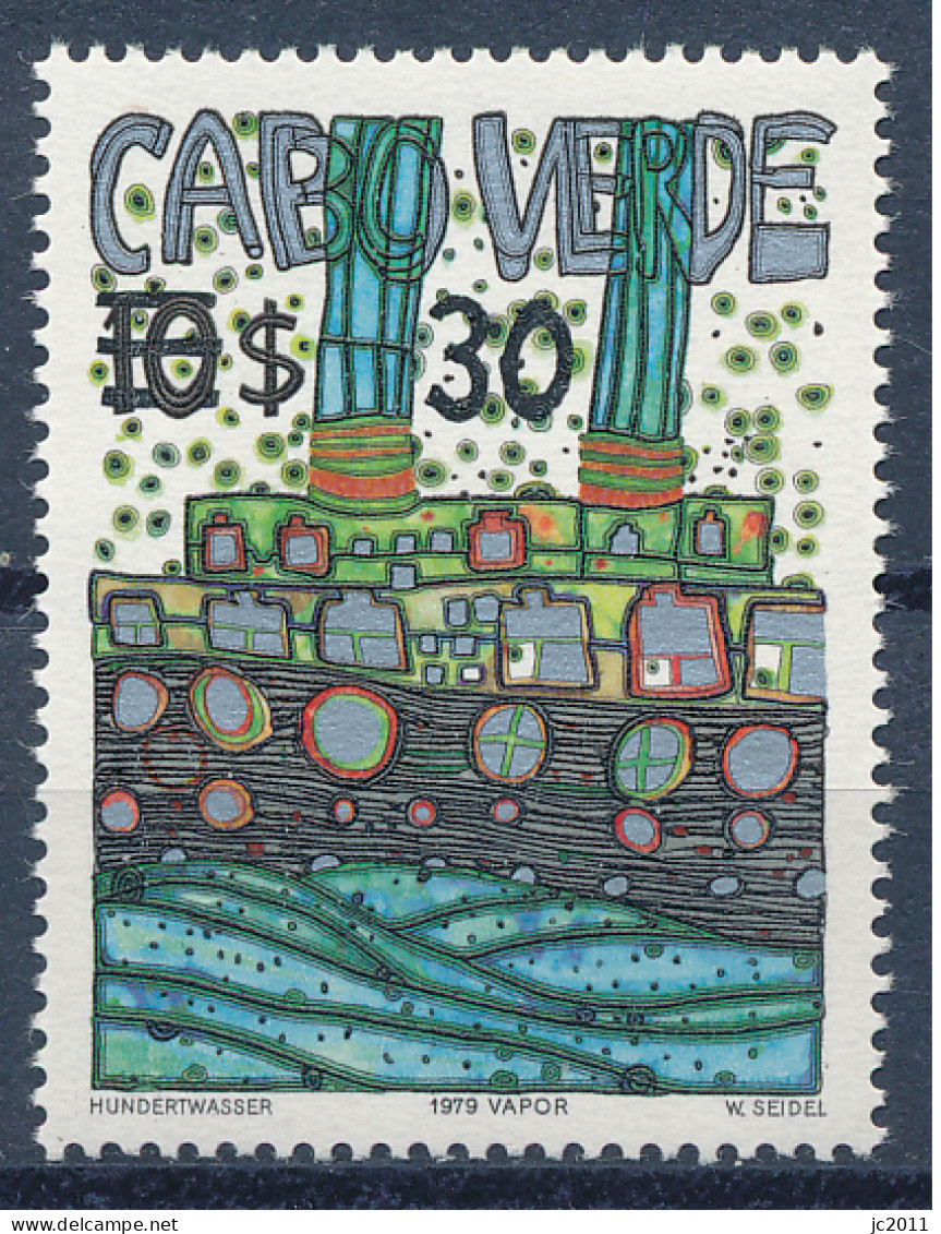 Cabo Verde - 1982 / 1985 - Hundertwasser - MNG - Cape Verde