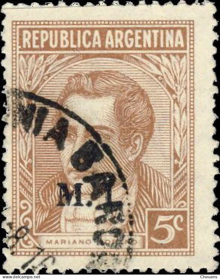 Argentine Service 1936. ~ S 296 - Mariano Moreno - Officials