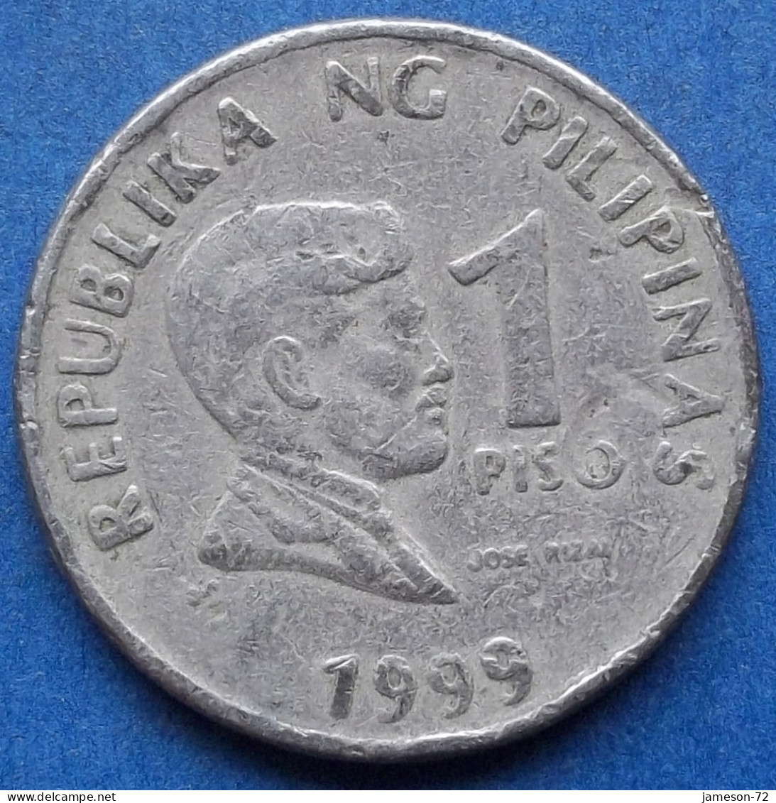 PHILIPPINES - 1 Piso 1999 "Jose Rizal" KM# 269 Monetary Reform (1967) - Edelweiss Coins - Filippine