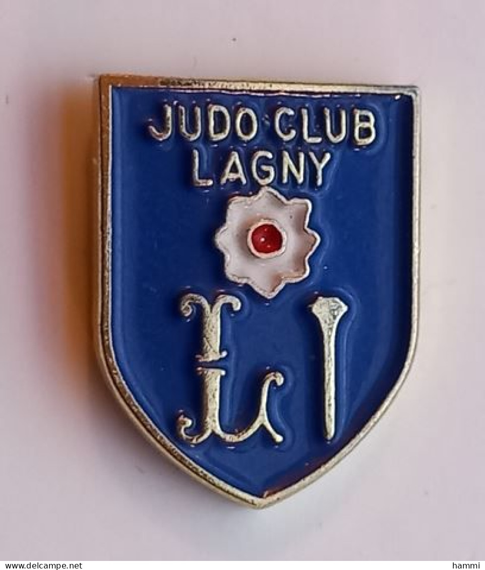 SP217 Pin's Judo Club Lagny  Lagny-sur-Marne Seine-et-Marne Achat Immédiat - Judo