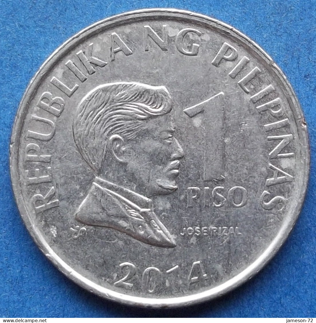 PHILIPPINES - 1 Piso 2014 "Jose Rizal" KM# 269a Monetary Reform (1967) - Edelweiss Coins - Philippines