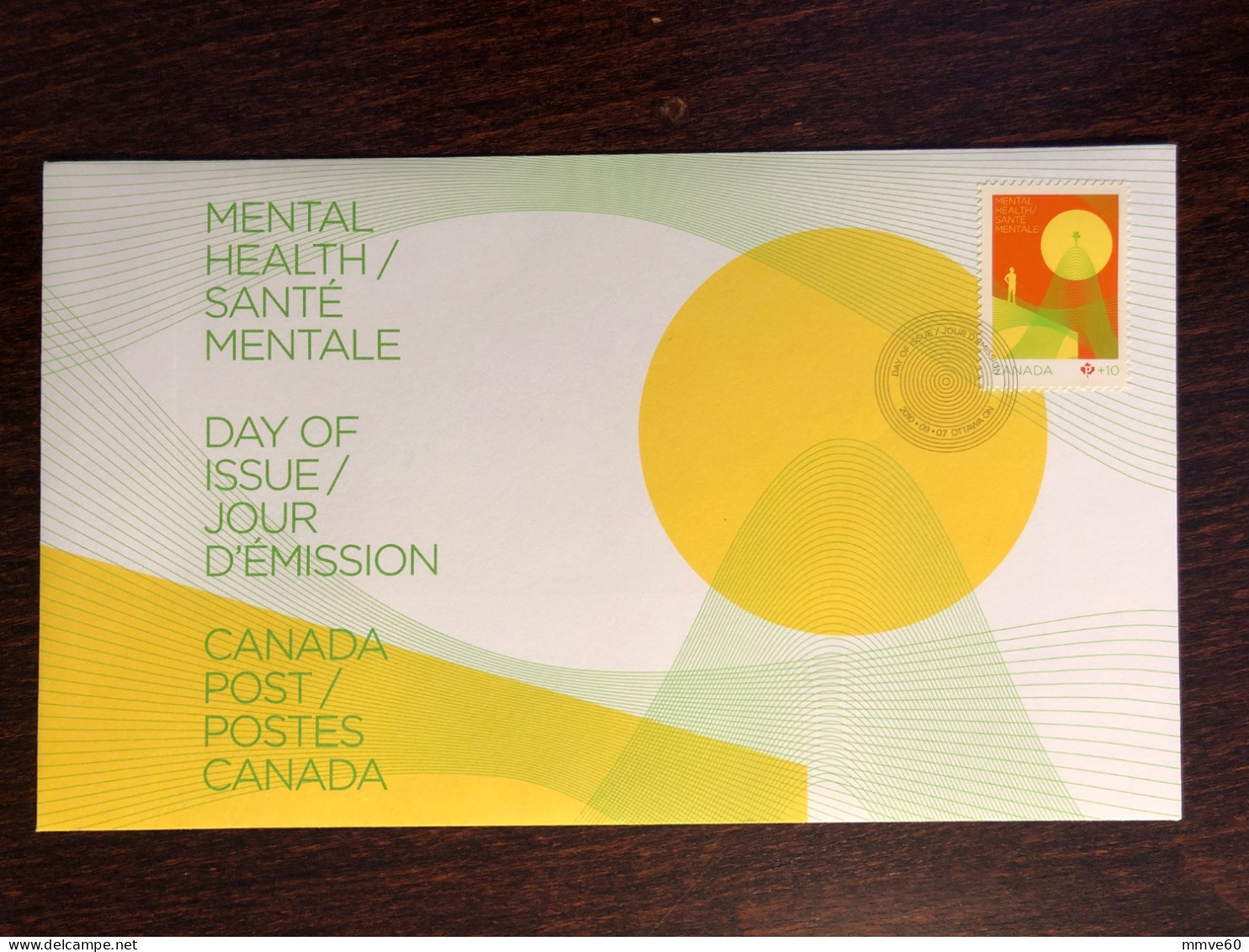 CANADA FDC COVER 2010 YEAR MENTAL HEALTH PSYCHIATRY HEALTH MEDICINE STAMPS - Brieven En Documenten