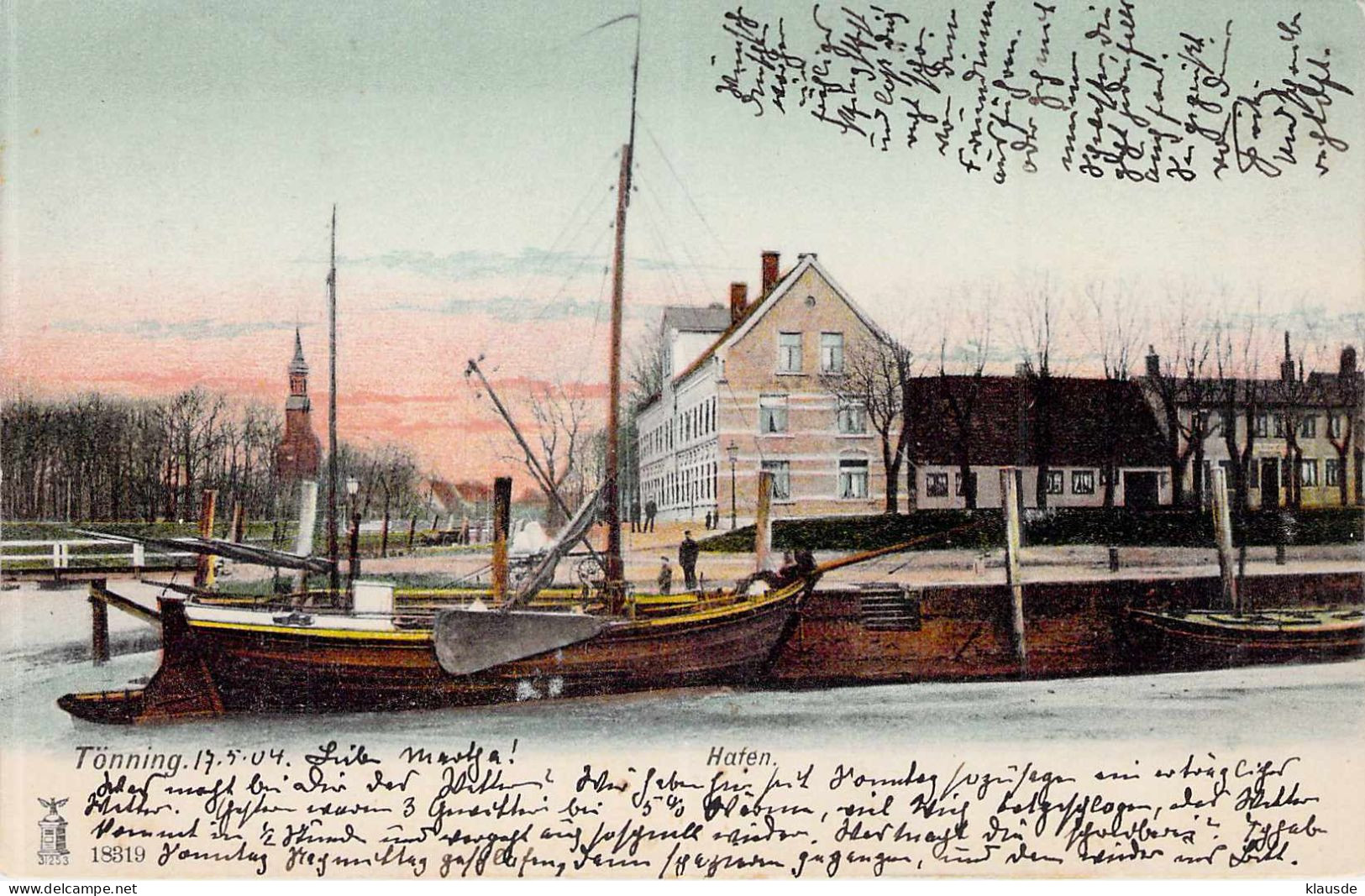 Tönning - Hafen Gel.1904 AKS - Nordfriesland