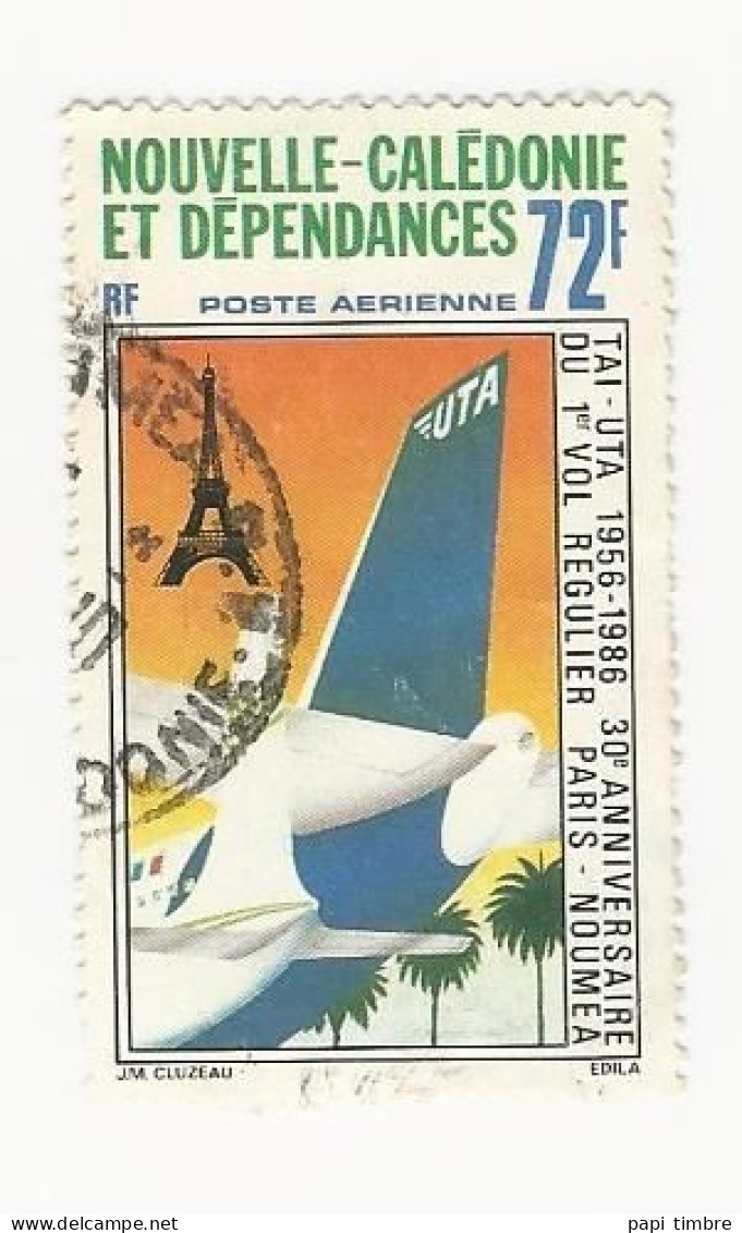 Nouvelle Calédonie - 1986 Anniversaire Vol Paris-Nouméa - N° PA250 Oblitéré - Usati