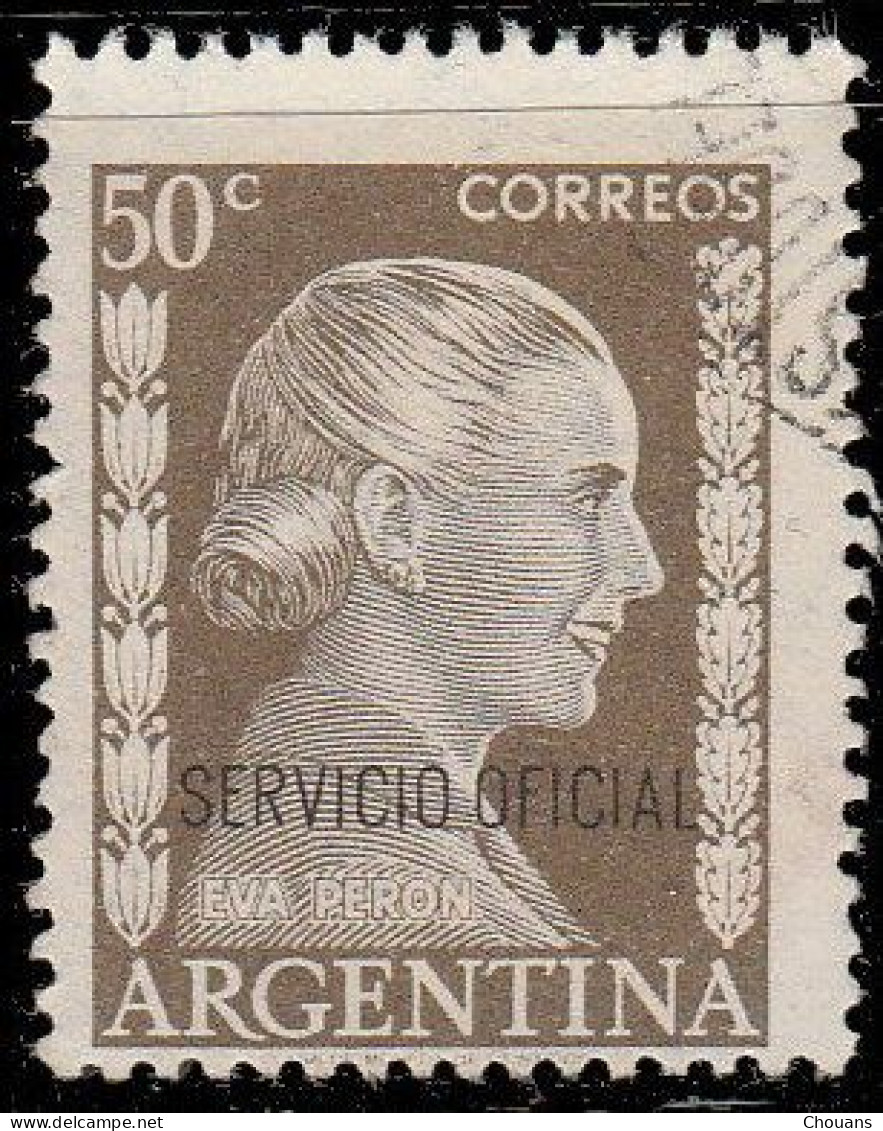 Argentine Service 1953. ~ S 369 - 50 C. Eva Peron - Service