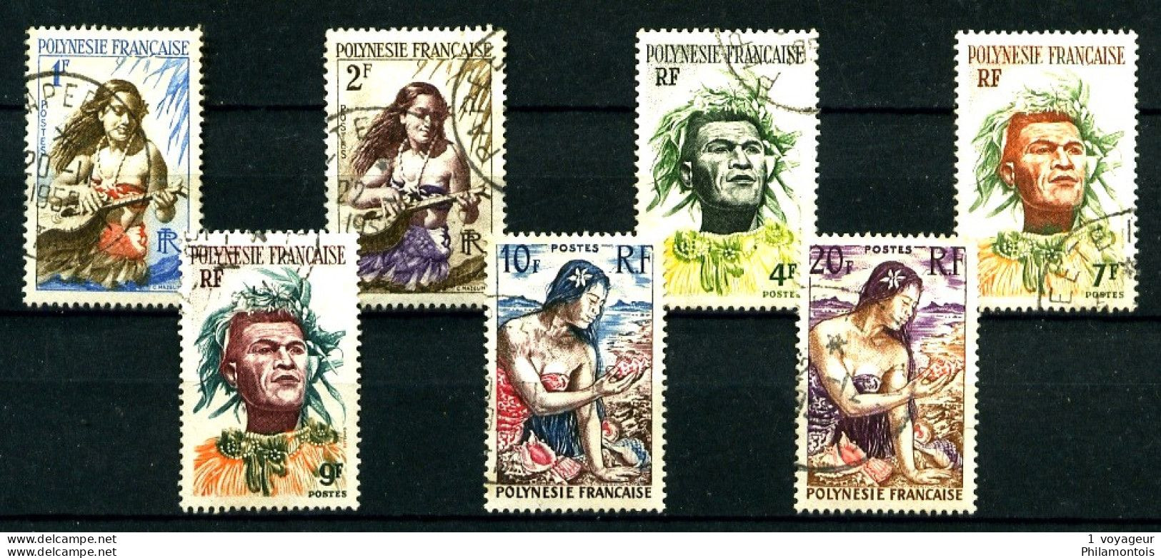 POLYNESIE - Entre 1 Et 11 - 7 Valeurs - Oblitérés - Très Beaux - Collections, Lots & Series