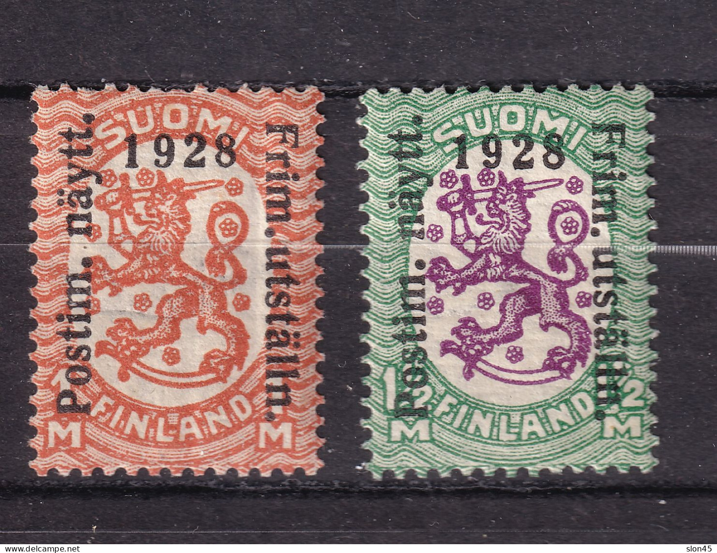 Finland 1928 Phil Exhibition  Overprint MH 15933 - Neufs