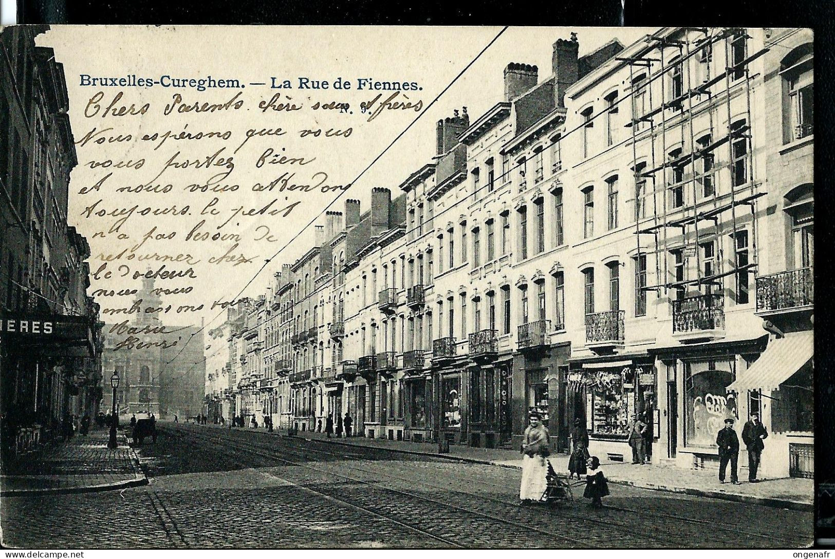 La Rue De Fiennes - Obl. 1906 - Anderlecht