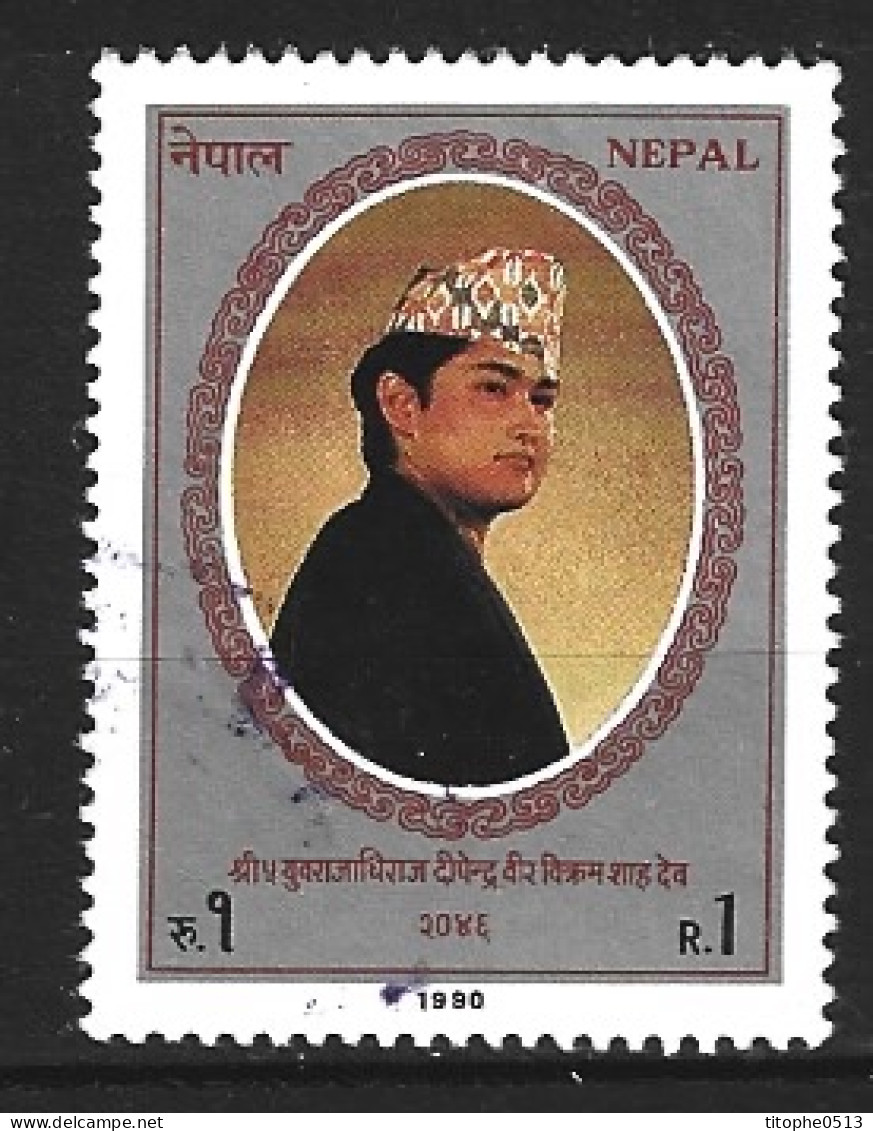 NEPAL. N°472 Oblitéré De 1989. Prince Héritier Dipendra. - Nepal