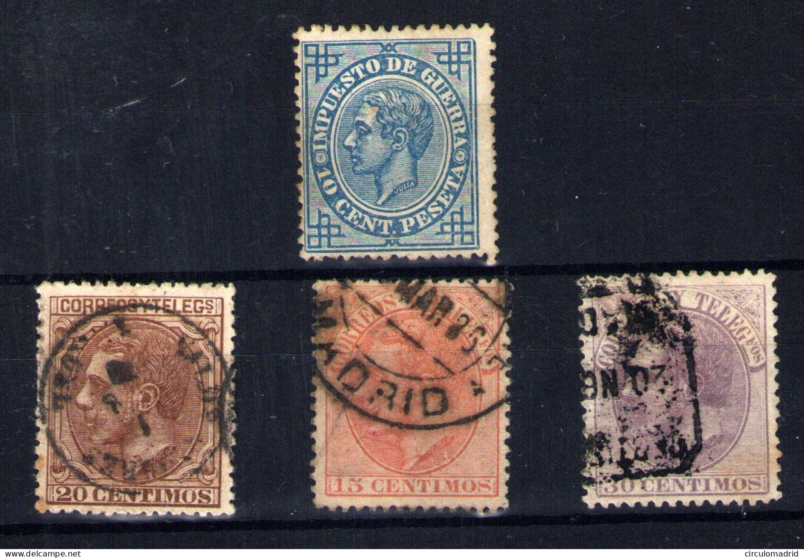 España Nº 184,203,210/11. Años 1876-82 - Used Stamps