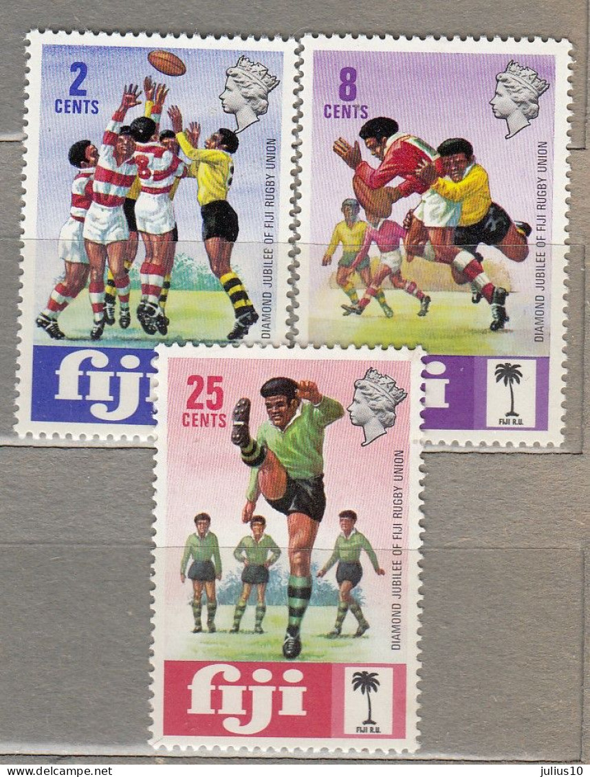 FIJI 1973 Sport Rugby MNH(**) Mi 303-305 #Sport133 - Rugby