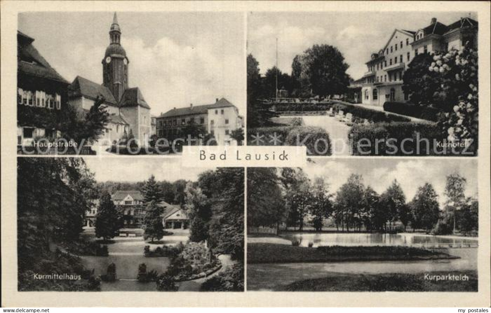 72412839 Bad Lausick Hauptstr Kurhotel Kurmittelhaus Kurparkteich Bad Lausick - Bad Lausick