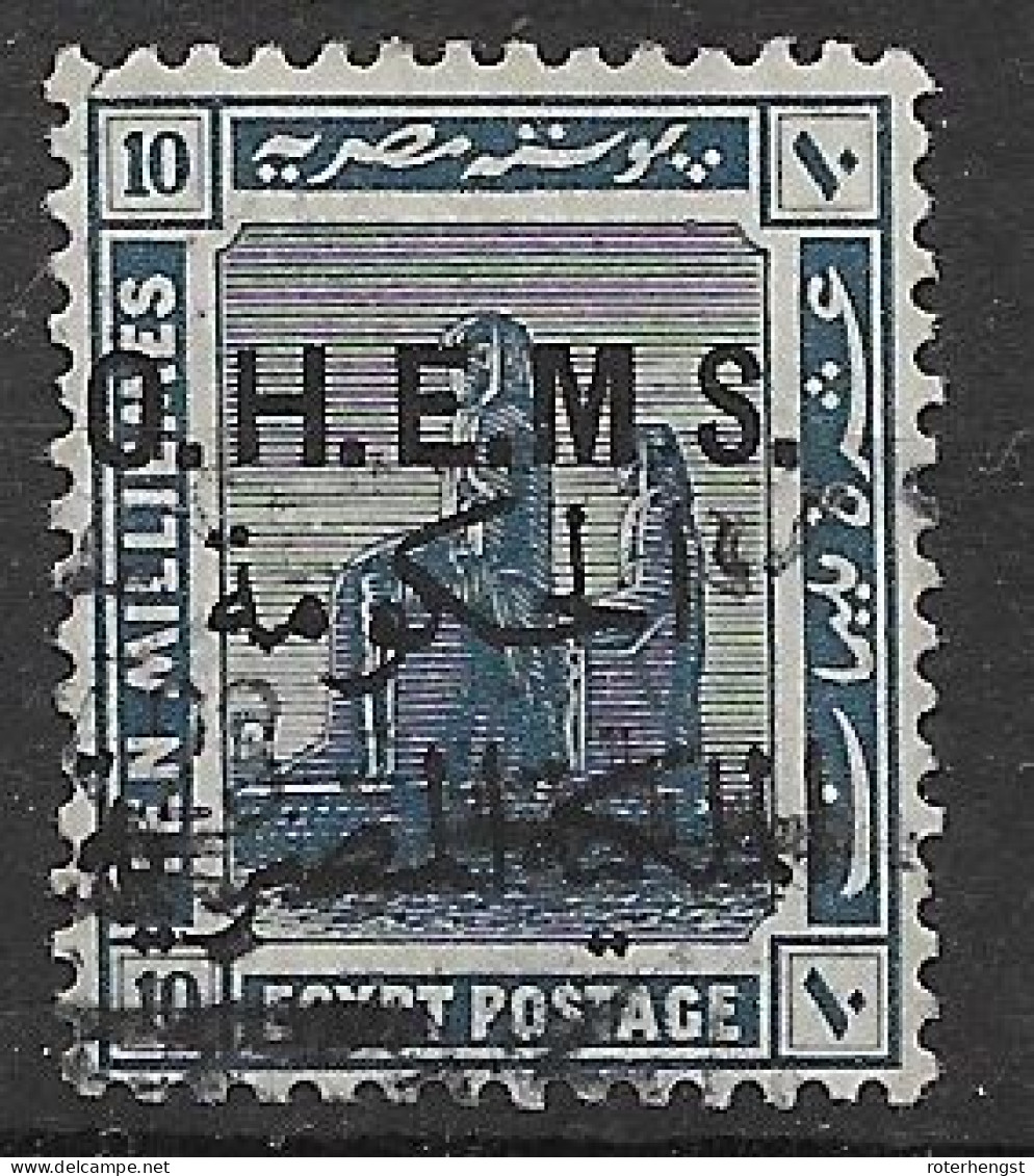 Egypt Official Stamp 1920 8 Euros - Officials