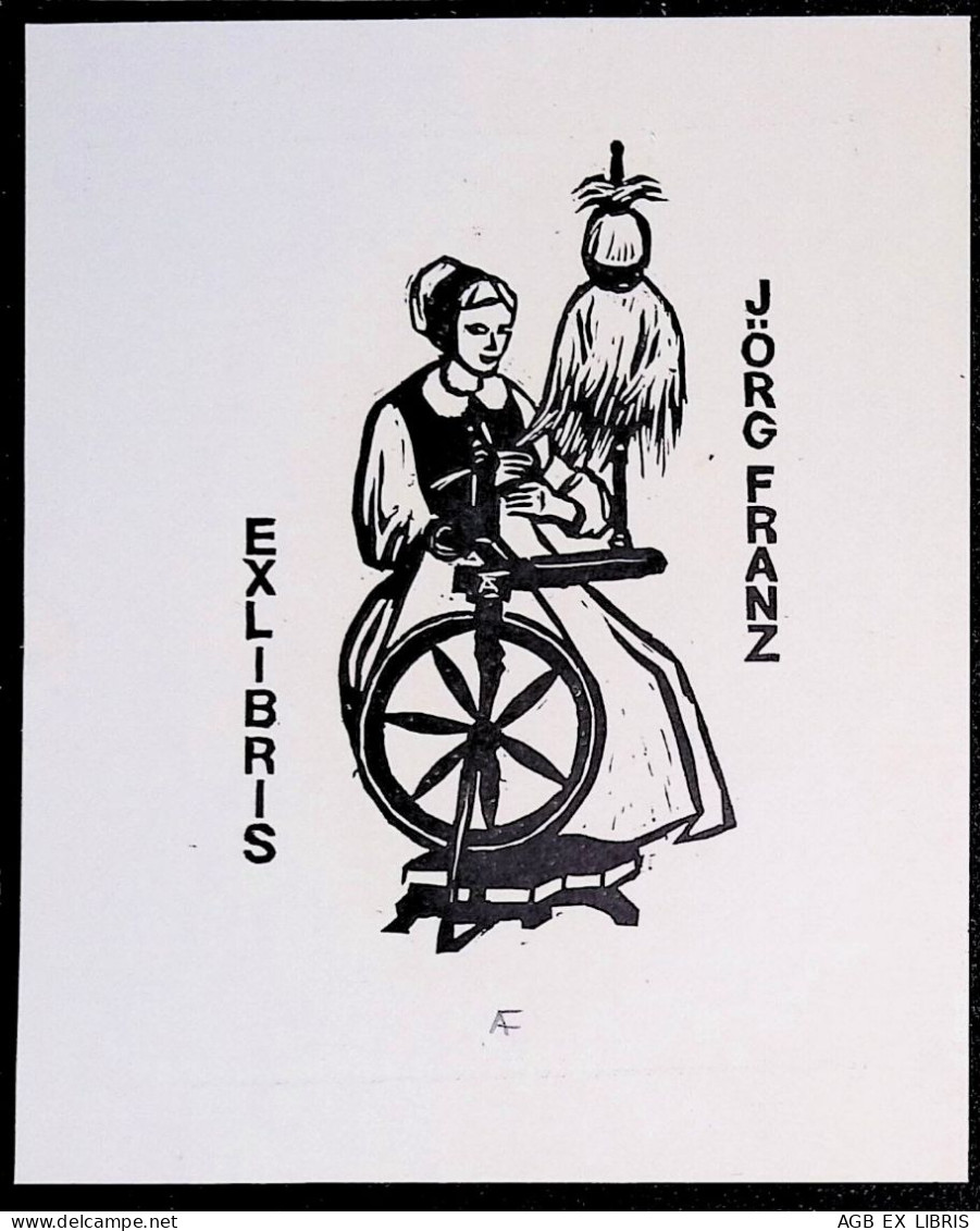 EX LIBRIS  ADOLF FRANZ Per JORG FRANZ L27b-F01 - Exlibris