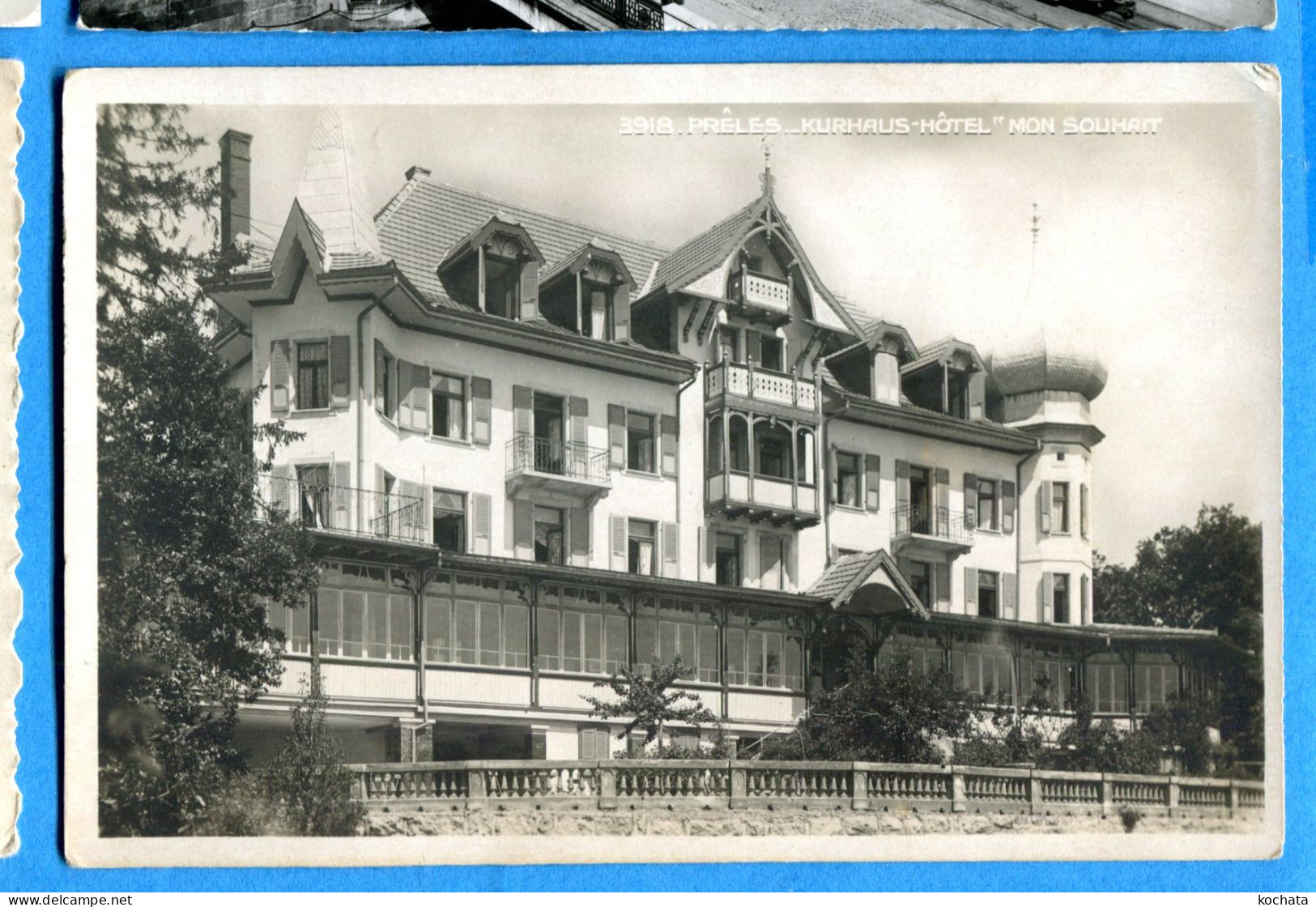 Y066, Prêles, Kurhaus - Hôtel " Mon Souvenir", 3918, Phototypie,  Non Circulée - Prêles