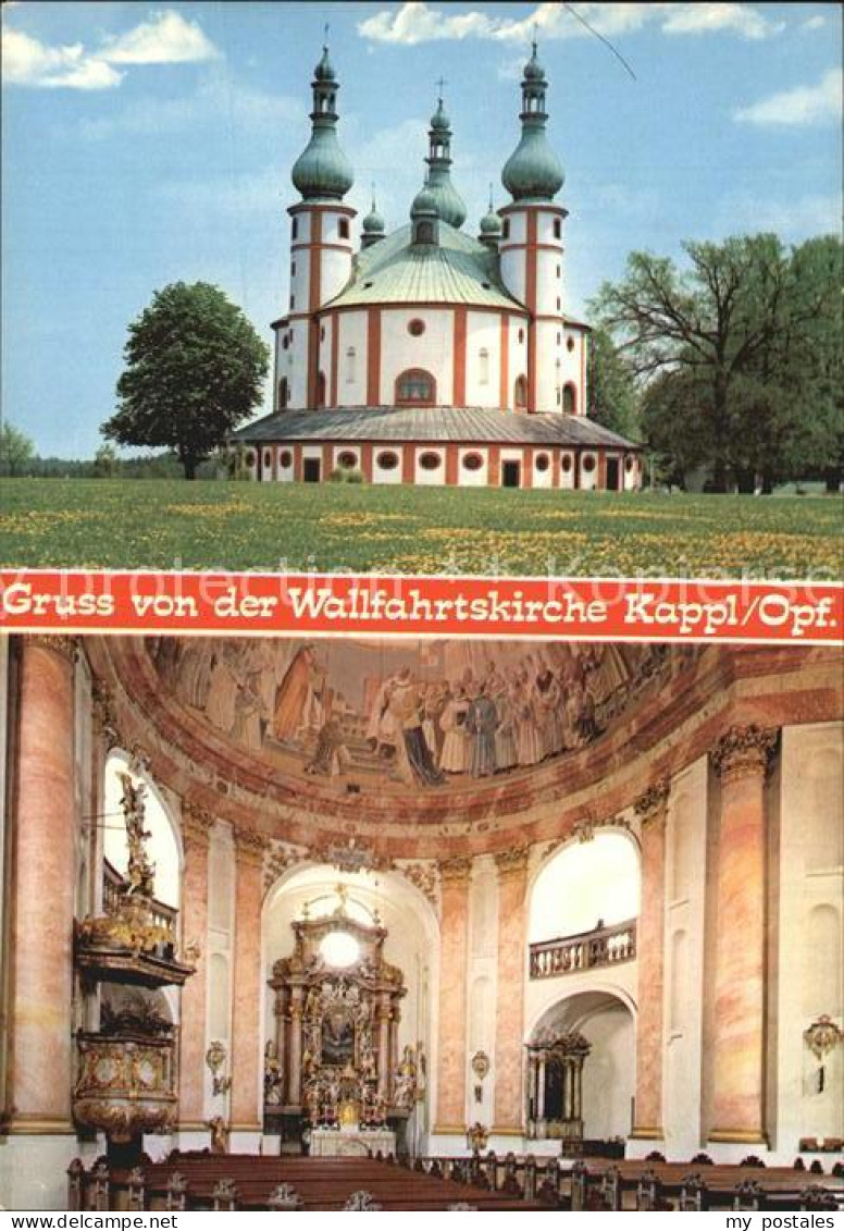 72411886 Kappl Waldsassen Wallfahrtskirche Inneres Kappl Waldsassen - Waldsassen