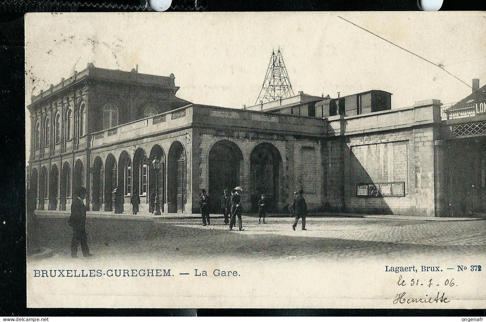 La Gare  - Obl. 01/08/1906 - Anderlecht