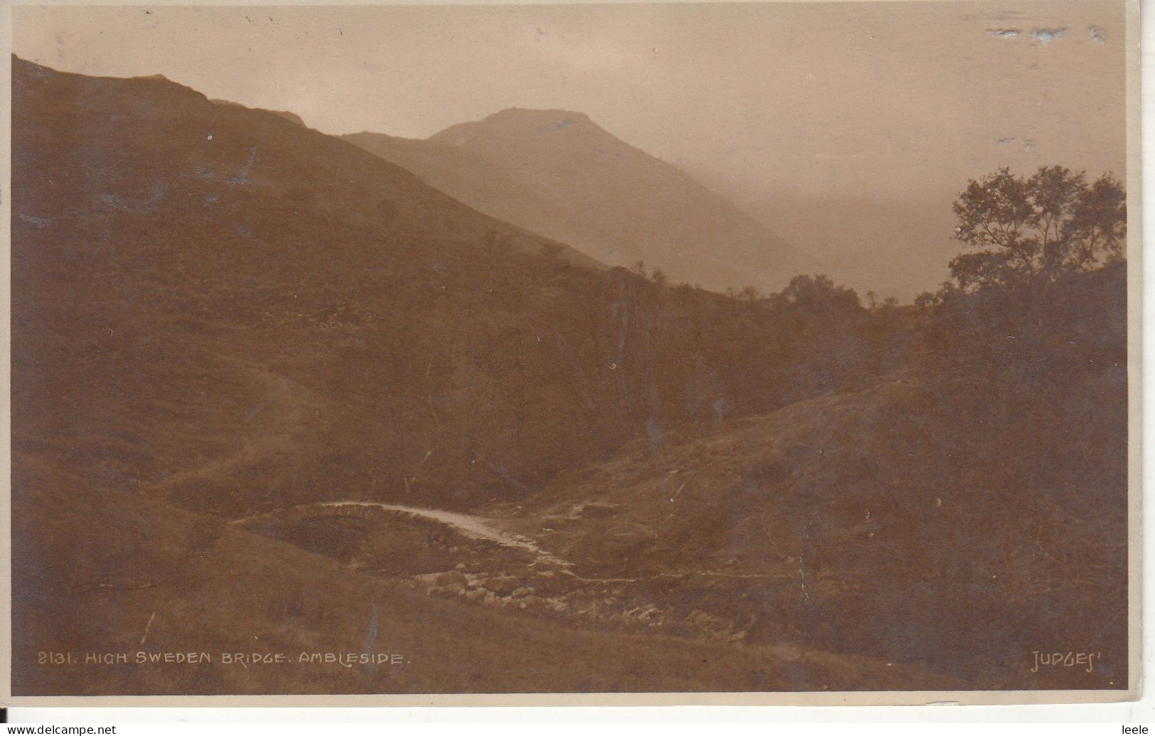 BU19. Vintage Judges Postcard. High Sweden Bridge, Ambleside, Cumbria - Ambleside