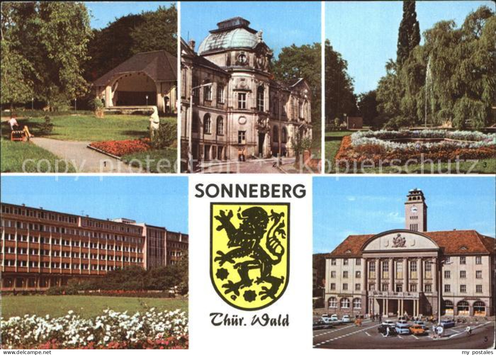 72411488 Sonneberg Thueringen Stadtpark Spielzeugmuseum Kreisratsgebaeude Rathau - Sonneberg